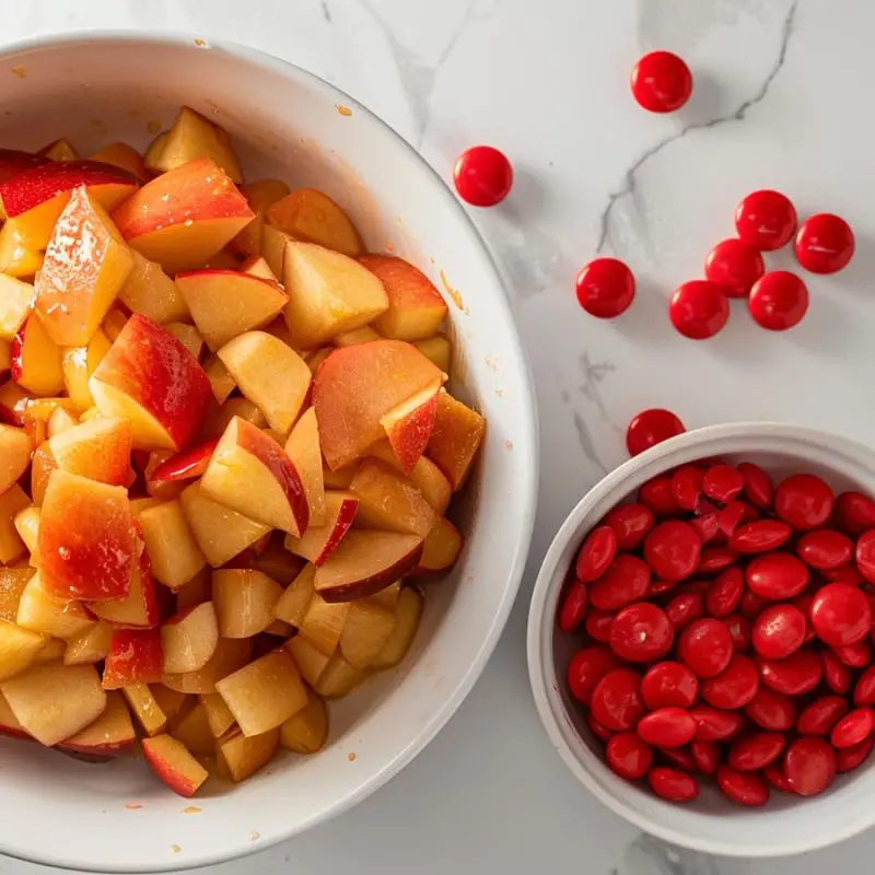 Red Hot Cinnamon Apples Funcraftykitchen