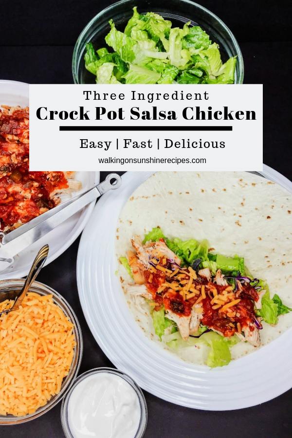 Three Ingredient Salsa Chicken