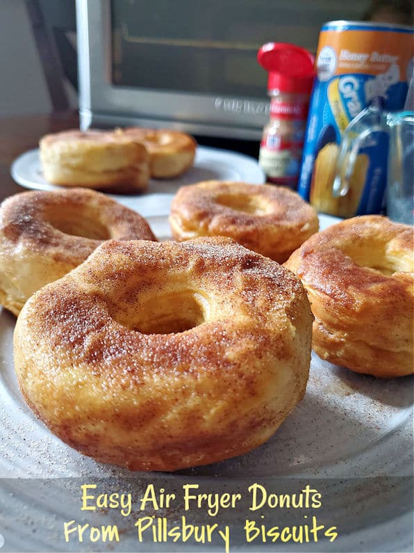 Easy Air Fryer Donuts (Using Pillsbury biscuits)