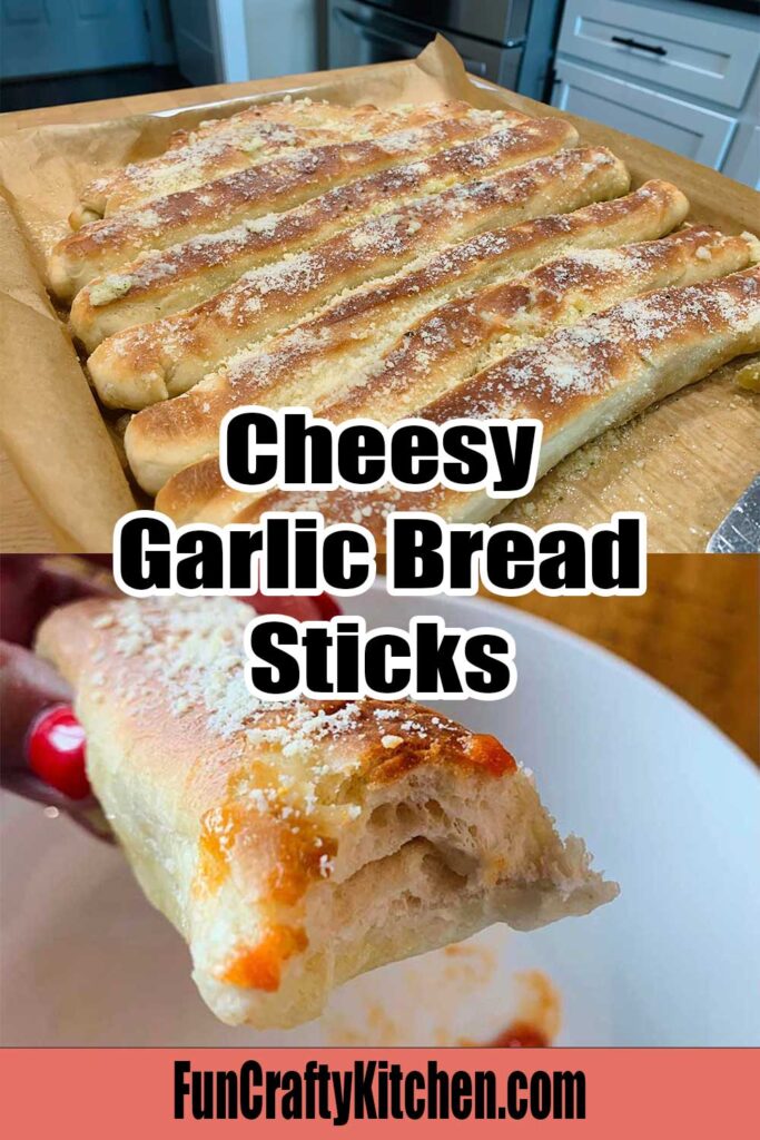 Cheesy Garlic Bread Sticks