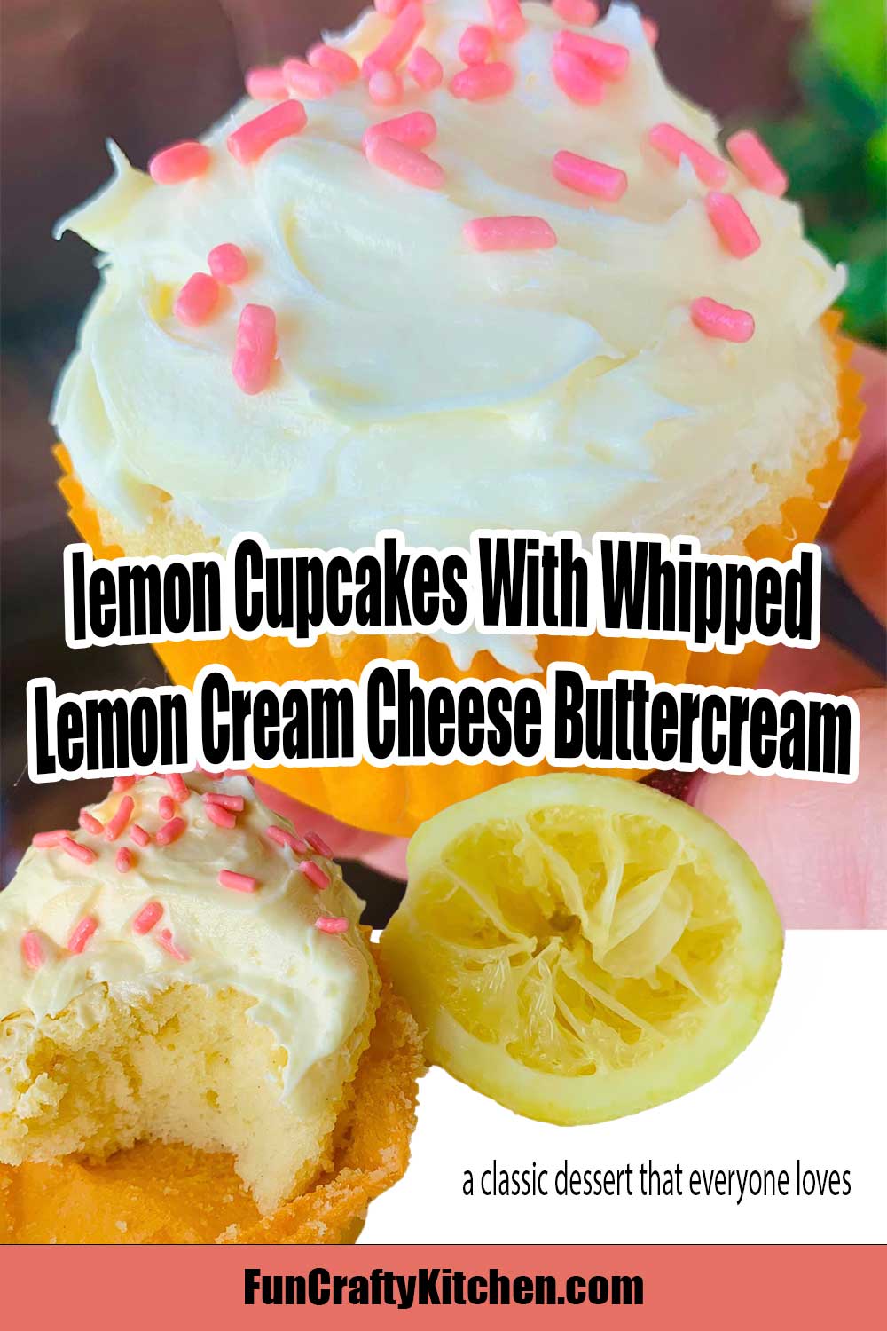 lemon Cupcakes With Whipped Lemon Cream Cheese Buttercream ...