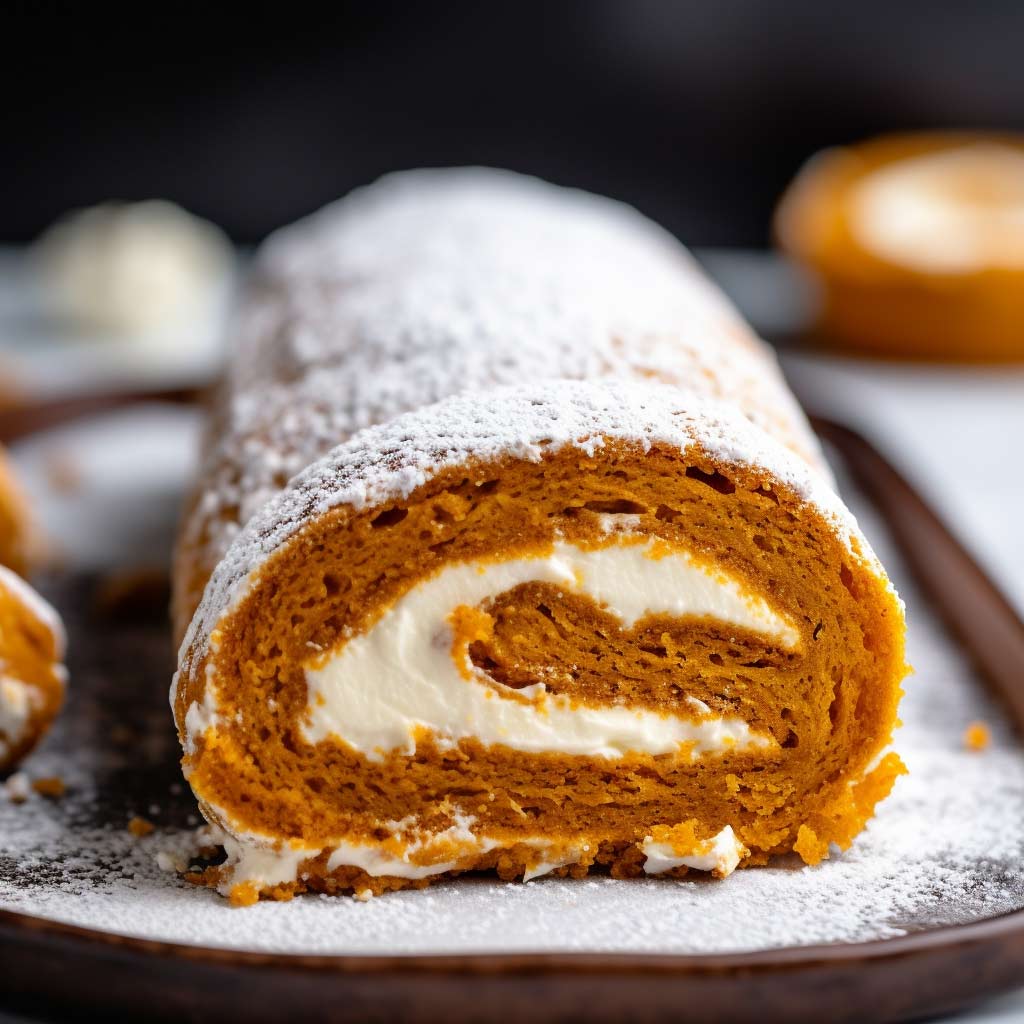 Pumpkin Swiss Roll Recipe