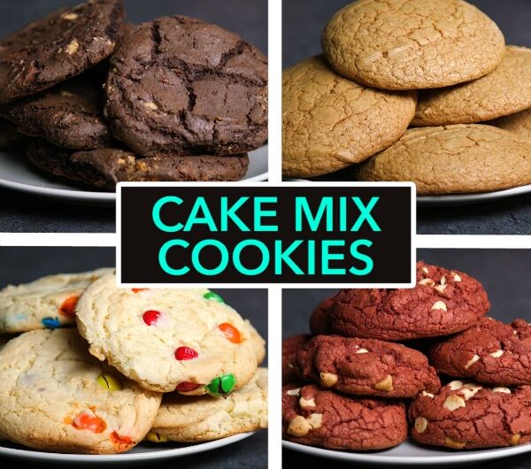 4 Easy Cake Mix Cookies
