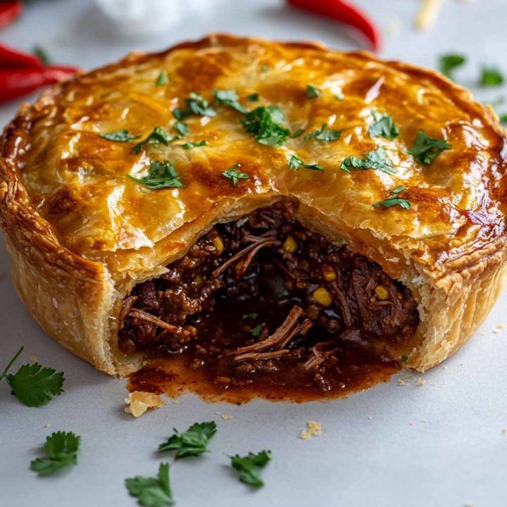 Brisket Chilli And Cheese Pie