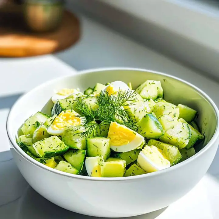 Cucumber Avocado Egg Salad 