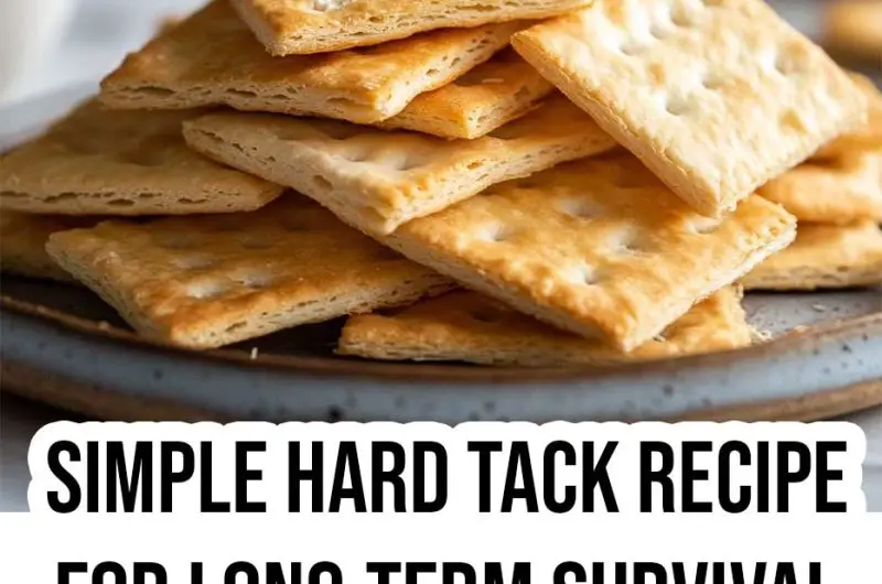 Hard tack can be stored for several months to years, depending on how well it's stored