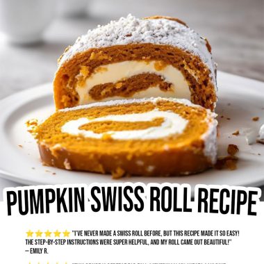 Pumpkin Swiss Roll Recipe