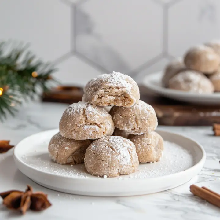 Cinnamon Mexican Wedding Cookies