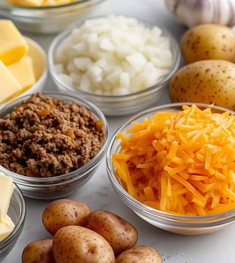 Cheesy Potato & Hamburger Soup - FunCraftyKitchen