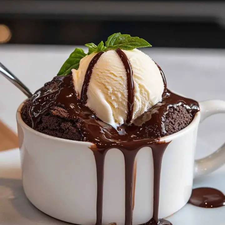 Molten Chocolate Lava Mug Cake