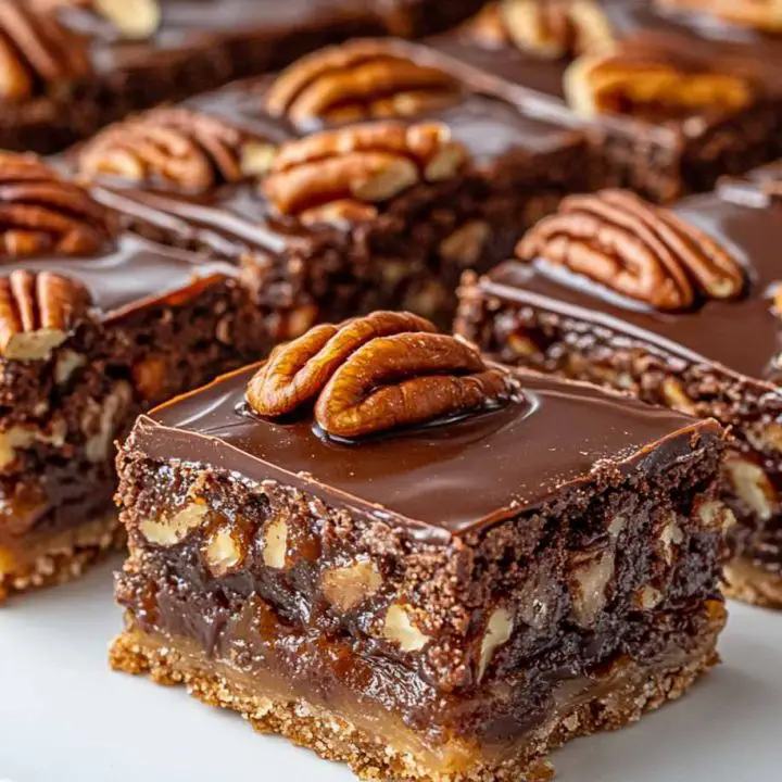 Chocolate Pecan Pie Bars