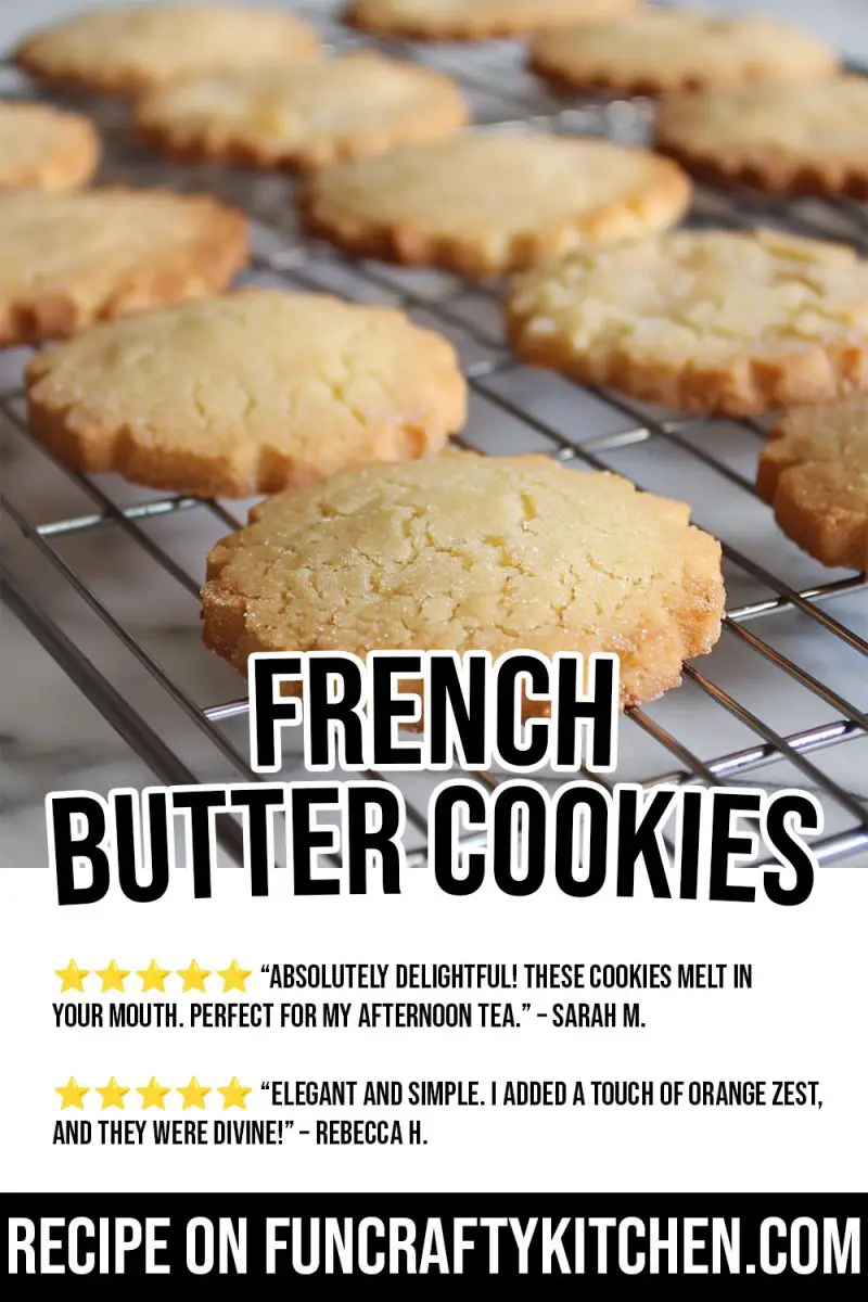 French Butter Cookies - FunCraftyKitchen