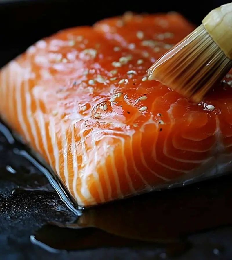 Maple-Dijon Glazed Salmon - FunCraftyKitchen