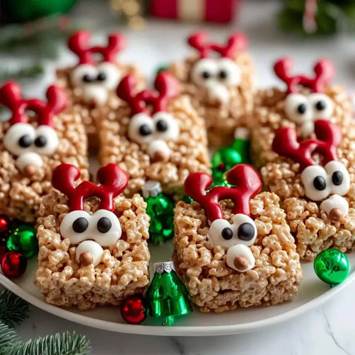 Reindeer Rice Krispie Treats