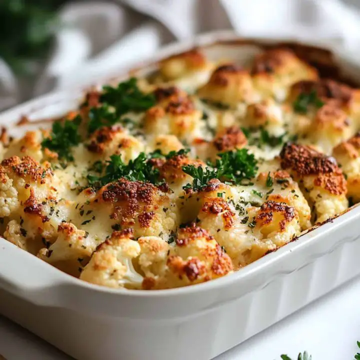 Cheesy Cauliflower Bake