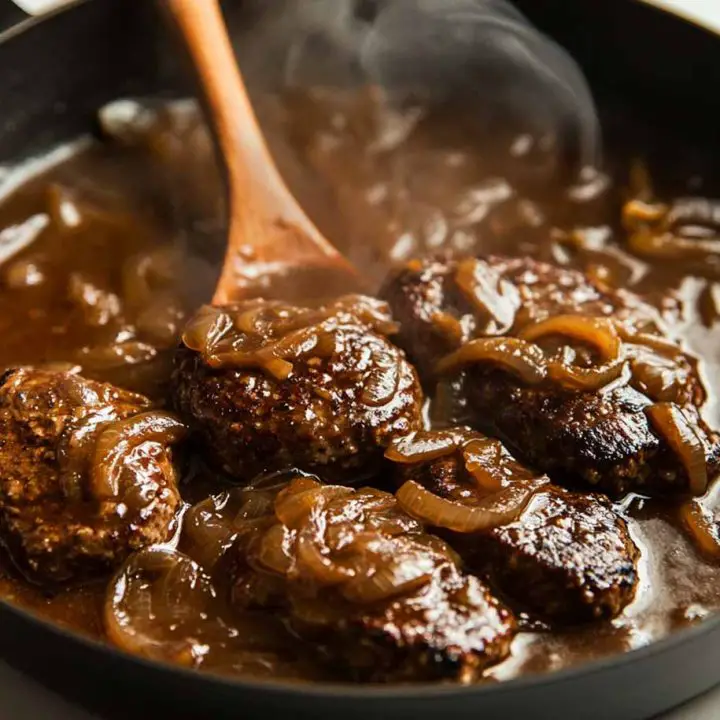 Classic Salisbury Steak with Onion Gravy