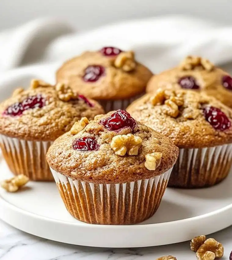 Cranberry Walnut Muffins - FunCraftyKitchen Cranberry Walnut Muffins - FunCraftyKitchen