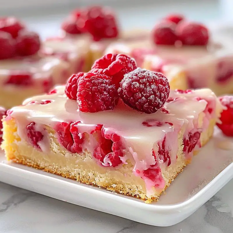 Raspberry Lemonade Bars - FunCraftyKitchen
