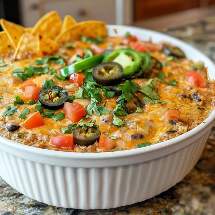 Cheesy Tex-Mex Bean Dip