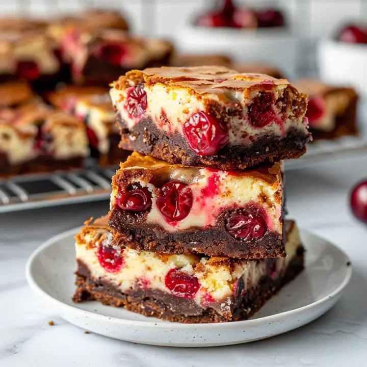 Cherry Cheesecake Brownies