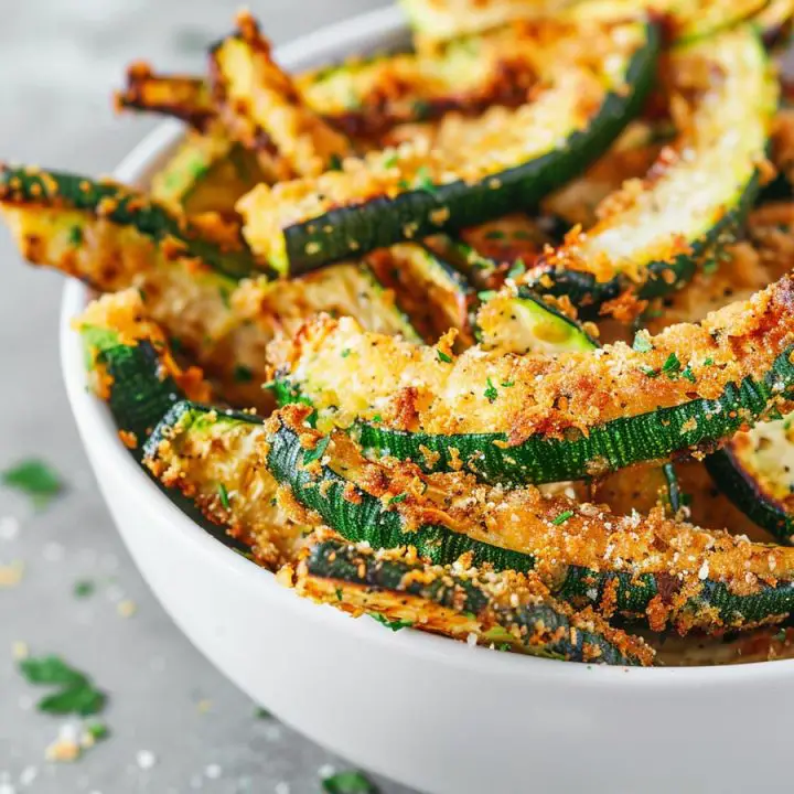 Crispy Zucchini Fries with Homemade Ranch Dip