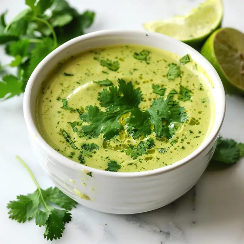 Creamy Cilantro Lime Dressing - FunCraftyKitchen