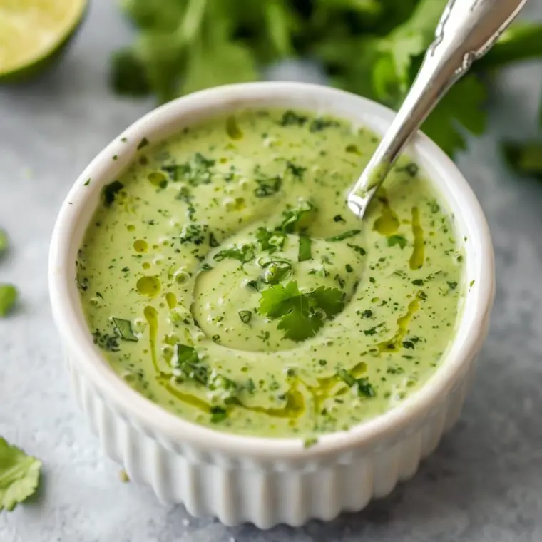 Creamy Cilantro Lime Dressing - FunCraftyKitchen