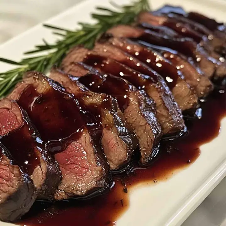 Roast Beef with Red Wine Gravy