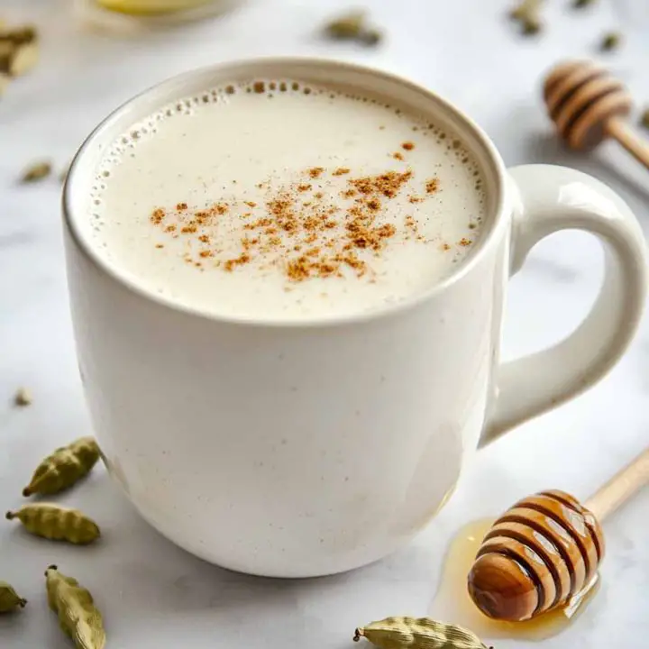 Warm Cardamom Milk with Honey