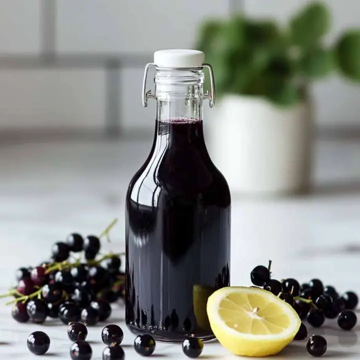 Homemade Blackcurrant Cordial