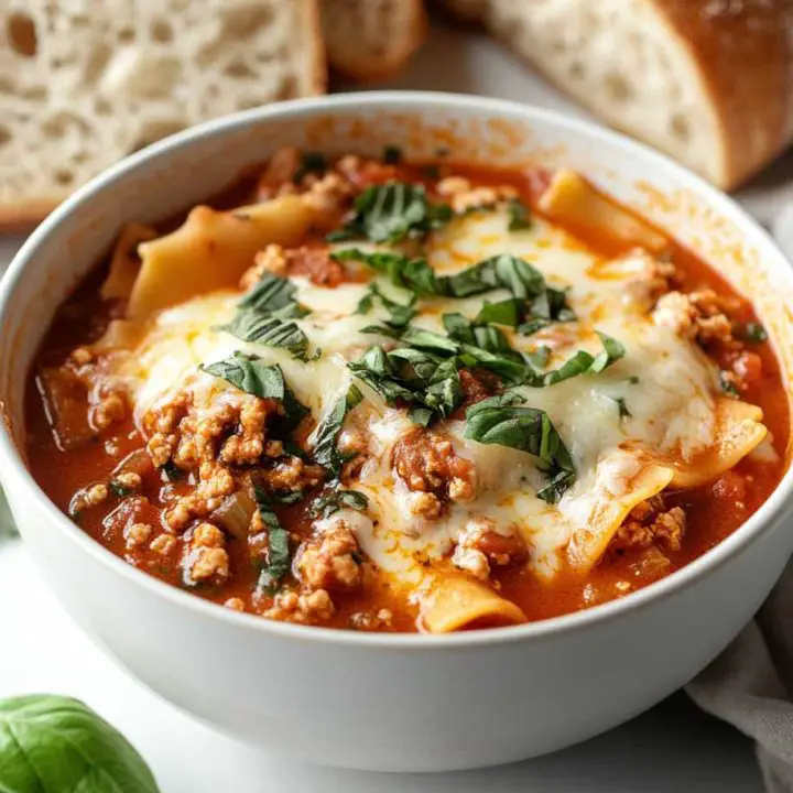 One-Pot Lasagna Soup