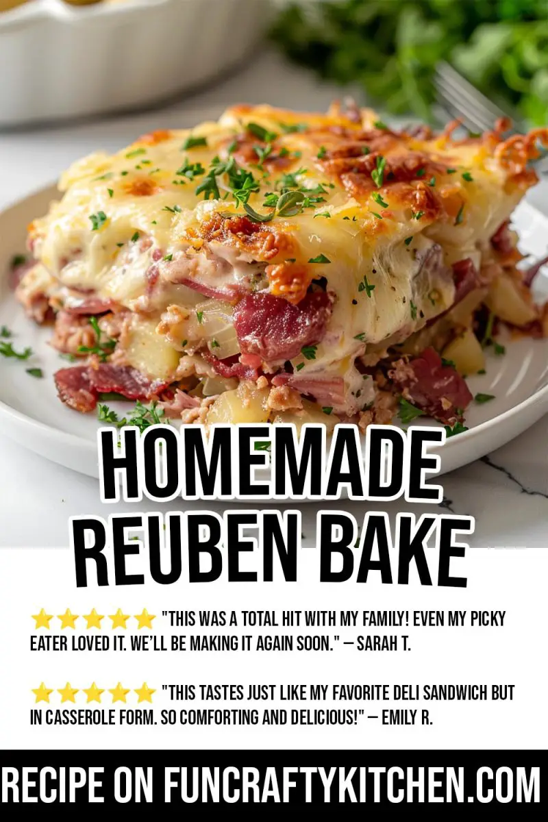 Homemade Reuben Bake - Funcraftykitchen