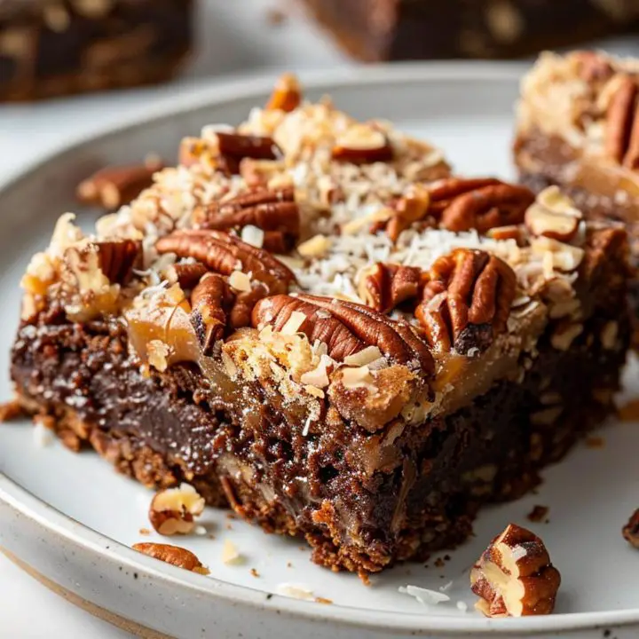 German Chocolate Brownies