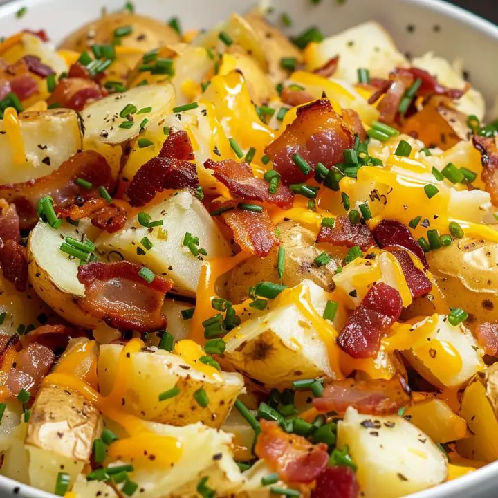 Crockpot Cheesy Bacon Ranch Potatoes