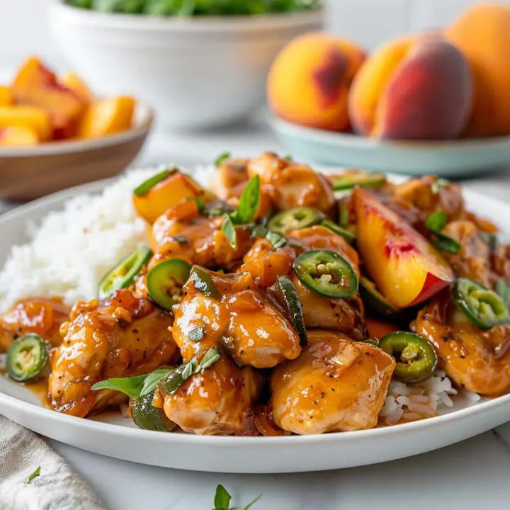 Jalapeno Peach Chicken