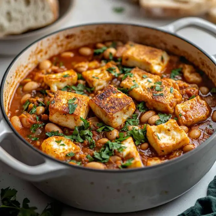 Bean And Halloumi Stew