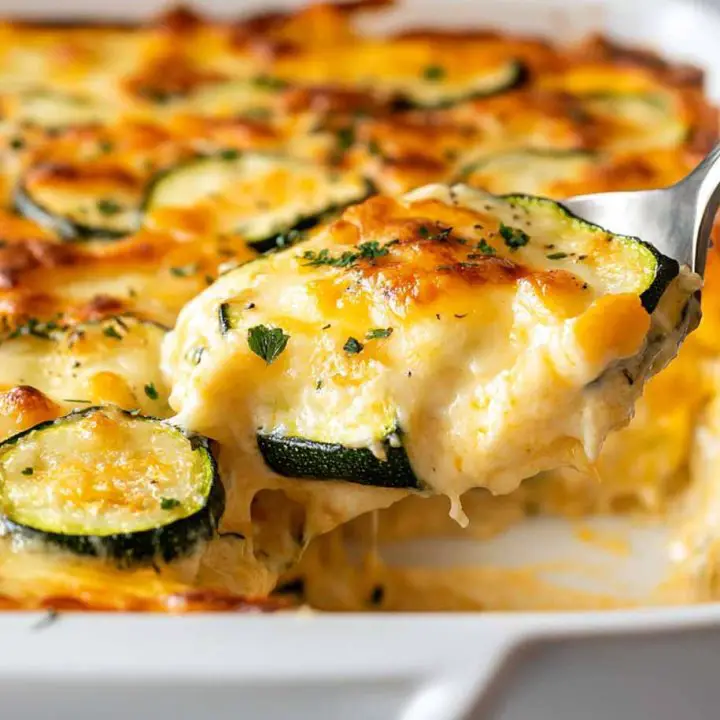 Zucchini And Cheddar Bake