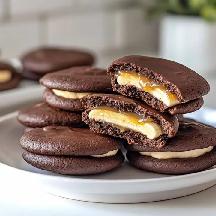 Chocolate & Banoffee Whoopie Pies