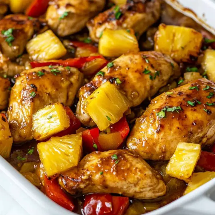 Tropical Pineapple Chicken Bake