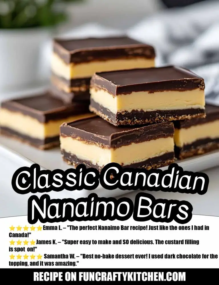 Classic Canadian Nanaimo Bars - FunCraftyKitchen
