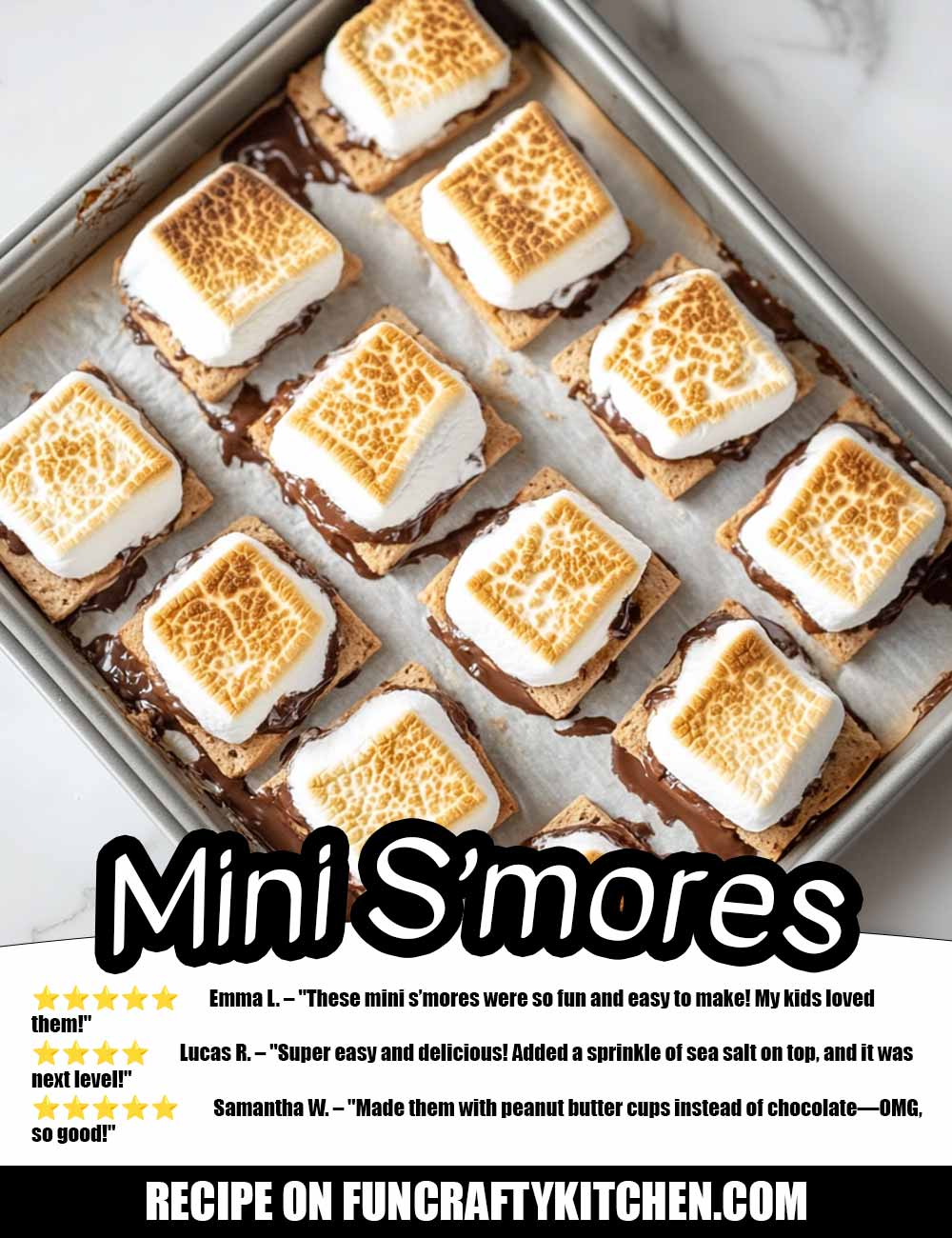 Mini S’mores - FunCraftyKitchen