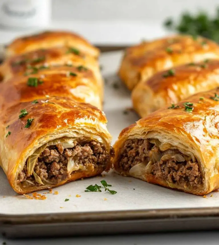 Hearty Homemade Runza Rolls - FunCraftyKitchen