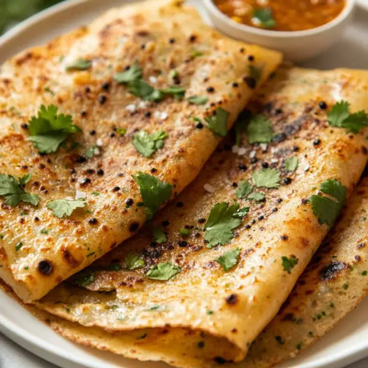 Quick Lentil Dosas
