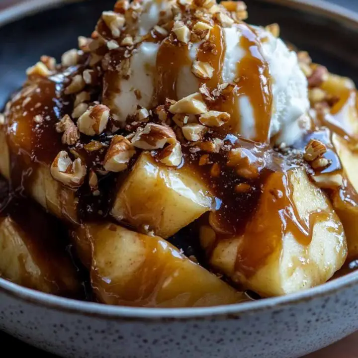 Hoisin Caramel Apple Sundae