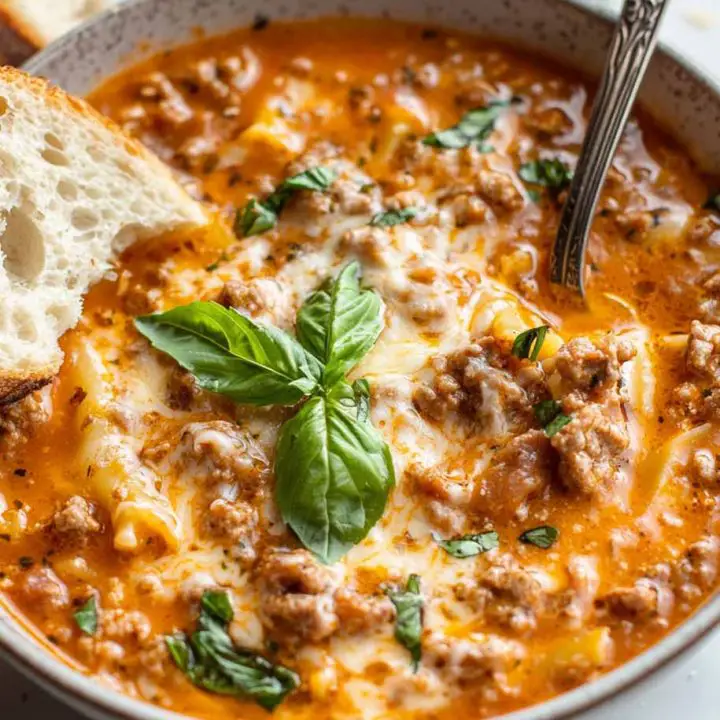 Sausage Lasagne Soup
