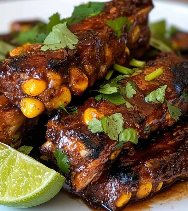 Smoky Street Corn Ribs - FunCraftyKitchen