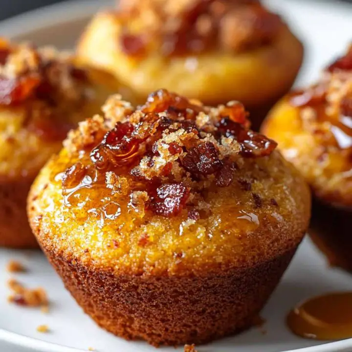 Maple Bacon Cornbread Muffins