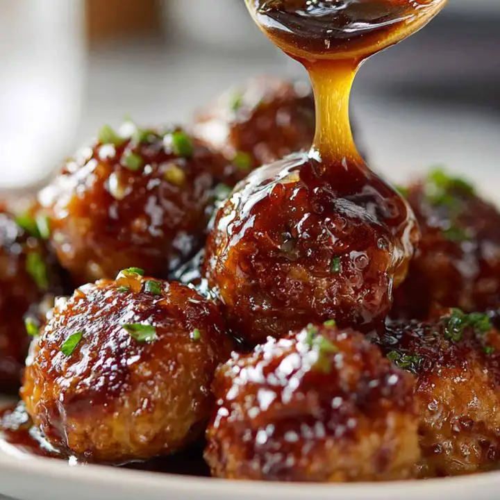 Sticky Pineapple Soy Meatballs