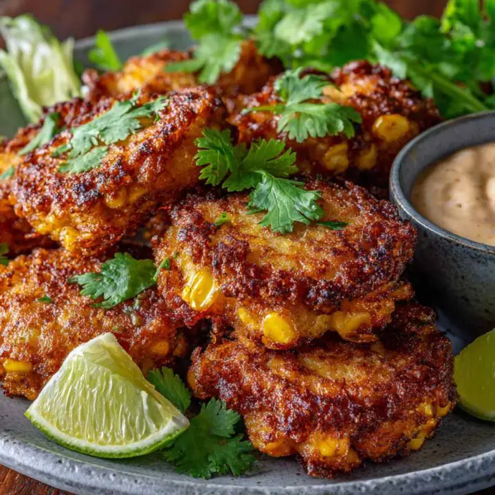 Cajun Shrimp Corn Fritters
