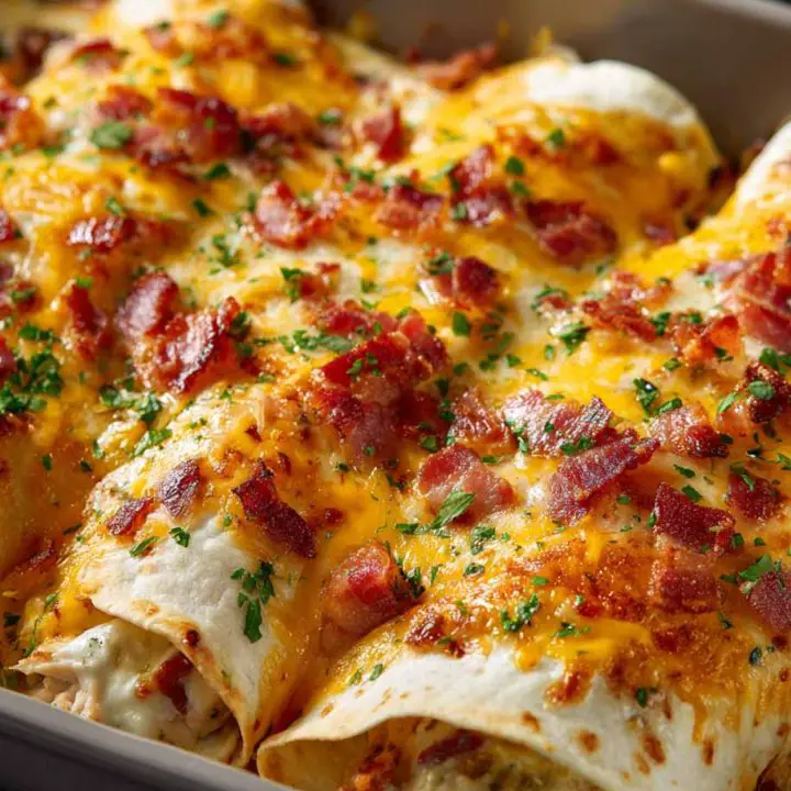 Chicken Bacon Ranch Wrap Bake